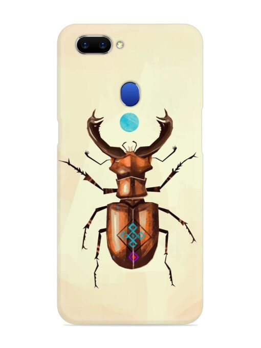 Stag Beetle Vector Snap Case for Oppo A5 (2018)