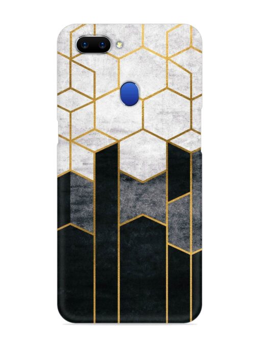 Cube Marble Art Snap Case for Oppo A5 (2018) Zapvi