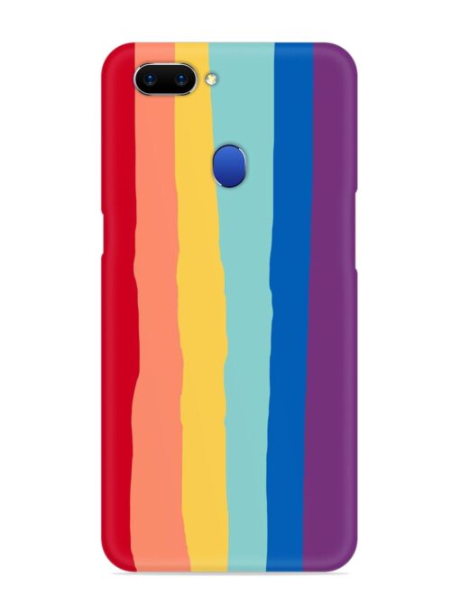 Rainbow Genuine Liquid Snap Case for Oppo A5 (2018) Zapvi