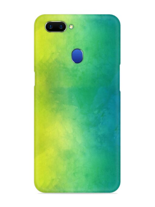 Yellow Green Gradient Snap Case for Oppo A5 (2018)