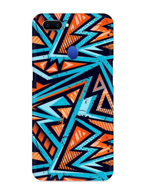 Abstract Seamless Grunge Snap Case for Oppo A5 (2018) Zapvi