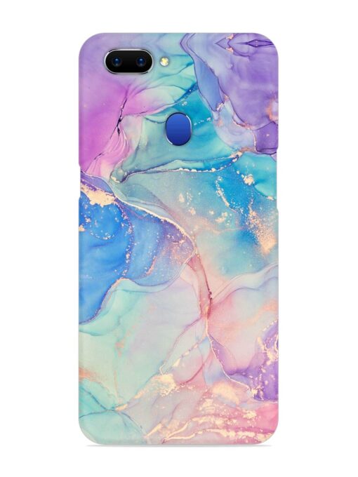 Alcohol Ink Colors Snap Case for Oppo A5 (2018) Zapvi