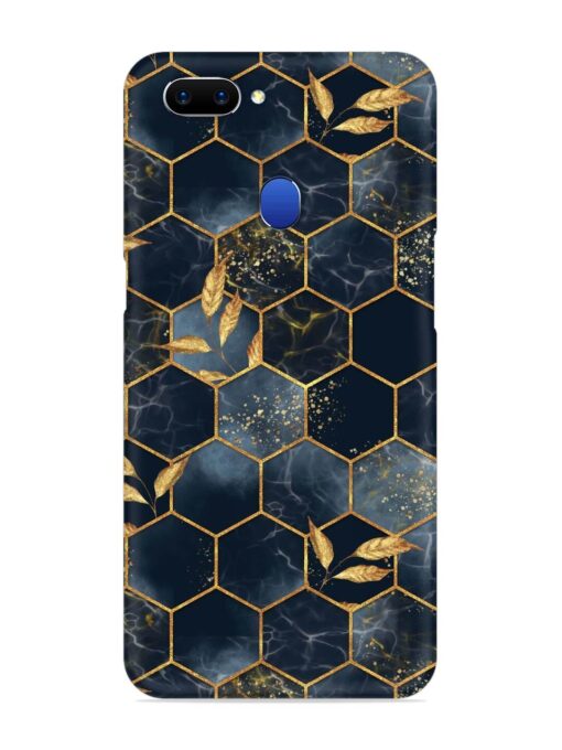 Marble Hexagon Seamless Snap Case for Oppo A5 (2018) Zapvi