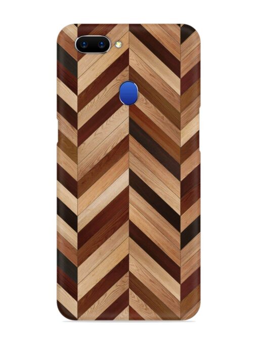 Seamless Wood Parquet Snap Case for Oppo A5 (2018) Zapvi