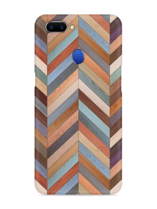 Seamless Wood Parquet Snap Case for Oppo A5 (2018) Zapvi