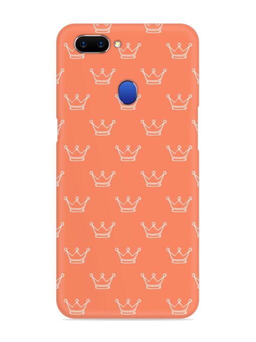 Hand Drawn Crown Snap Case for Oppo A5 (2018) Zapvi