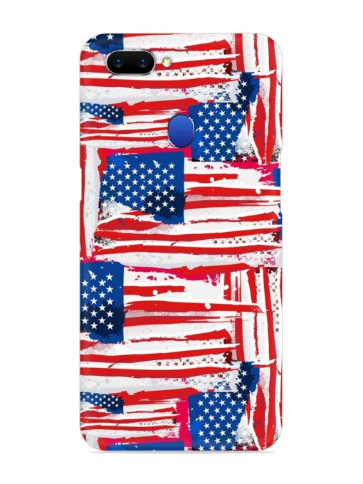 Usa Flag Seamless Snap Case for Oppo A5 (2018)