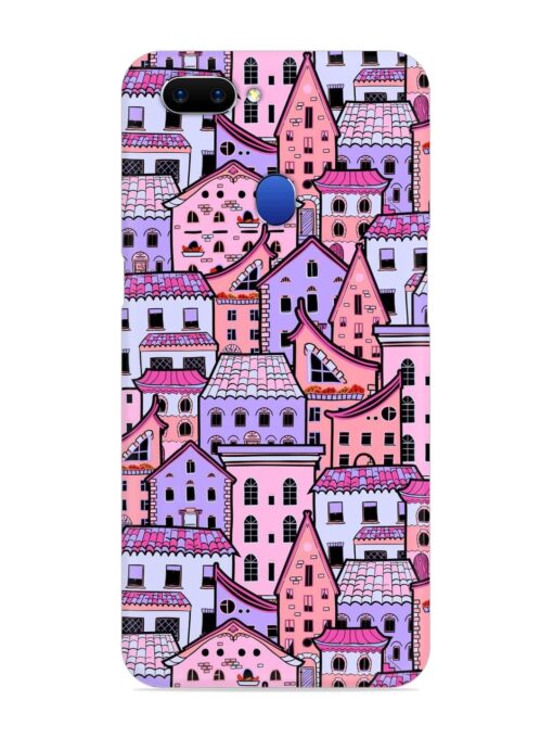 Seamless Pattern Houses Snap Case for Oppo A5 (2018) Zapvi