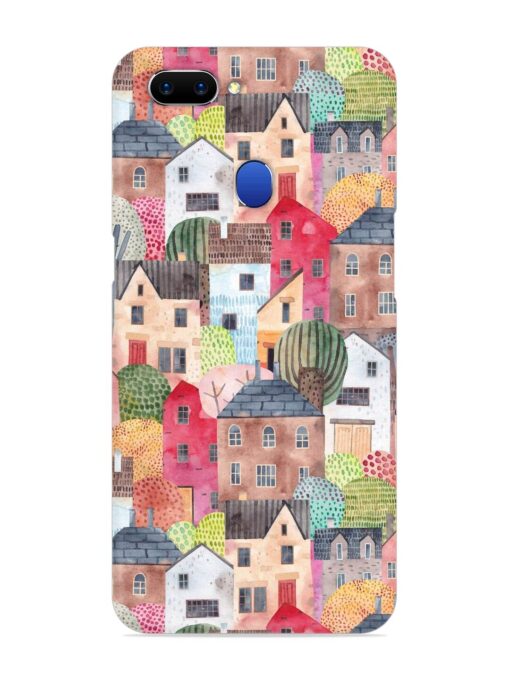 Abstract Seamless Pattern Snap Case for Oppo A5 (2018) Zapvi