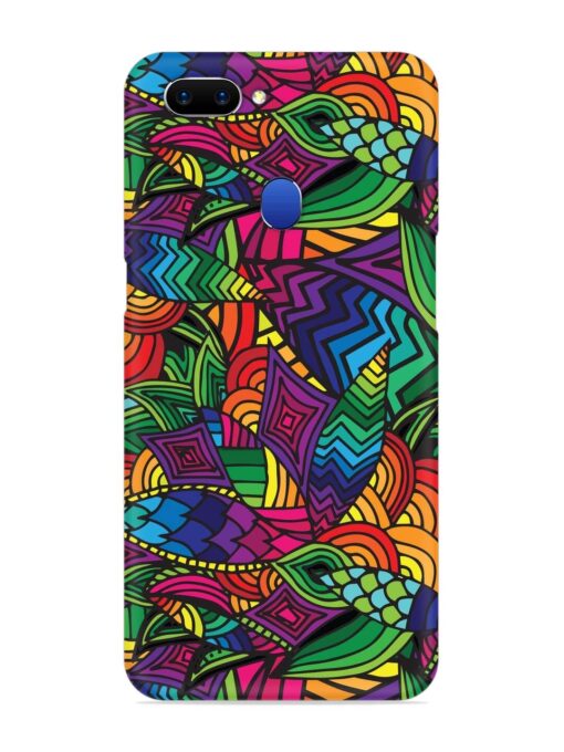 Abstract Multicolor Seamless Snap Case for Oppo A5 (2018) Zapvi