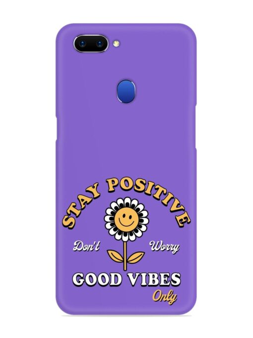 Retro Positive Flower Snap Case for Oppo A5 (2018) Zapvi