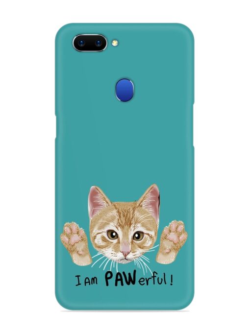 Typography Slogan Cat Snap Case for Oppo A5 (2018) Zapvi