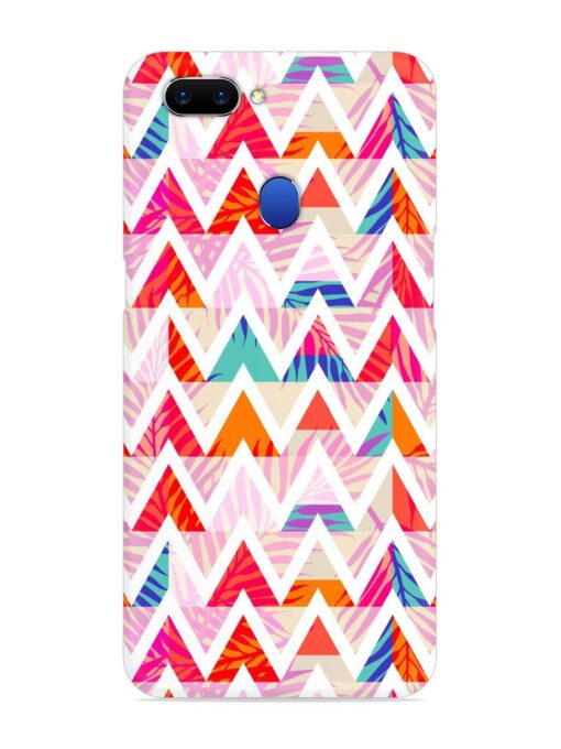 Abstract Triangle Background Snap Case for Oppo A5 (2018) Zapvi