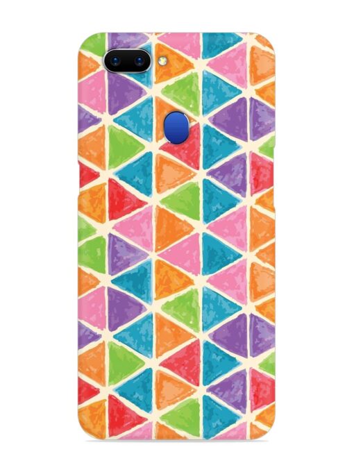 Seamless Colorful Isometric Snap Case for Oppo A5 (2018) Zapvi