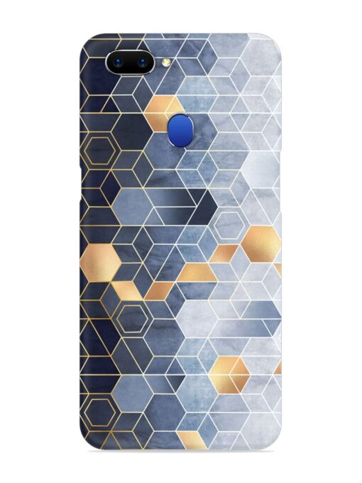 Geometric Abstraction Hexagons Snap Case for Oppo A5 (2018) Zapvi