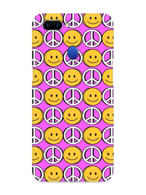 Smiley Face Peace Snap Case for Oppo A5 (2018) Zapvi