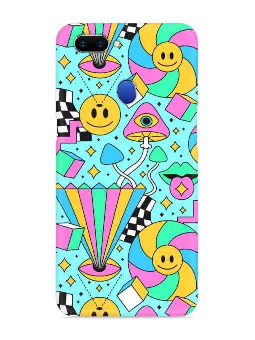 Trippy Rainbow 60S Snap Case for Oppo A5 (2018) Zapvi