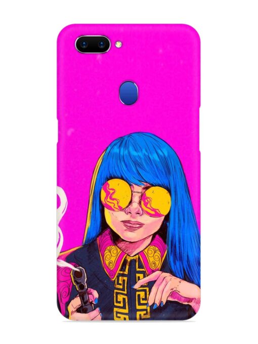 Aesthetic Anime Girl Snap Case for Oppo A5 (2018) Zapvi