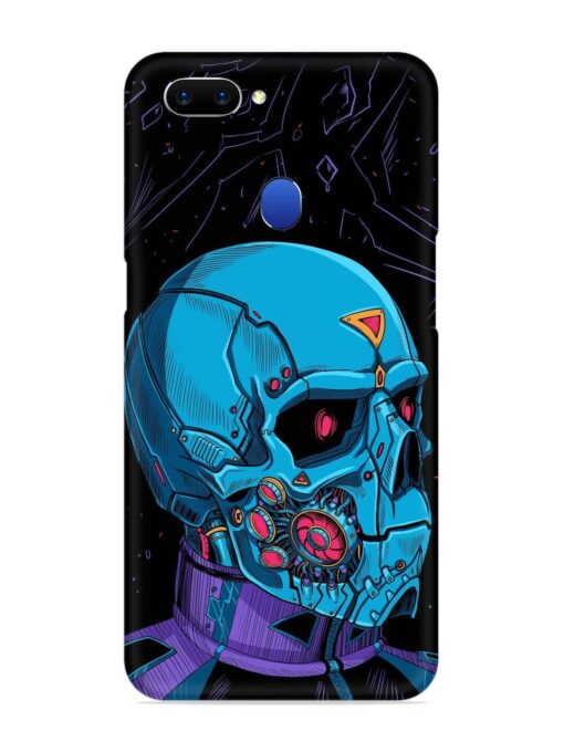 Skull Robo Vector Snap Case for Oppo A5 (2018) Zapvi