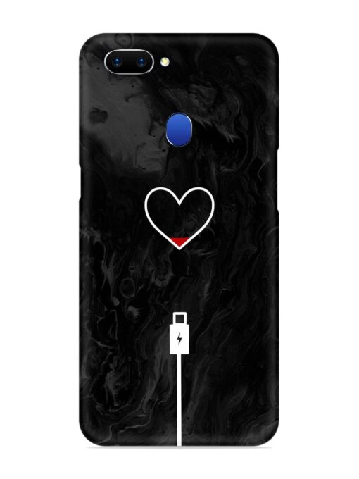 Heart Charging Vector Snap Case for Oppo A5 (2018) Zapvi