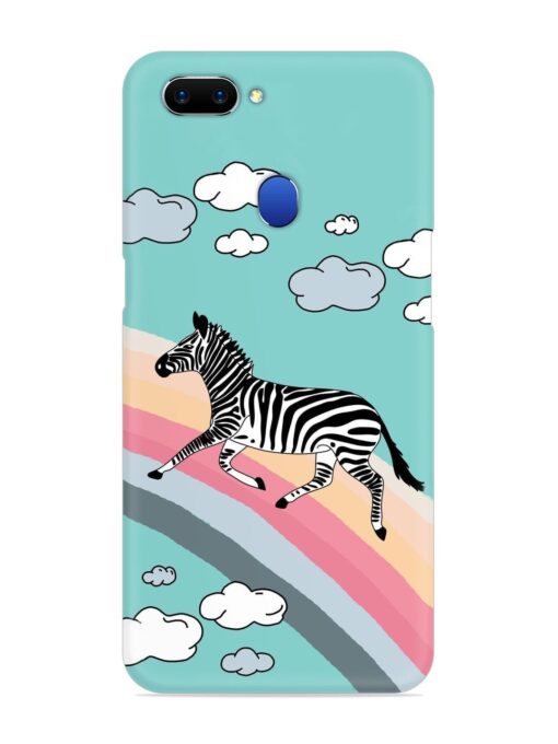 Running Zebra Snap Case for Oppo A5 (2018) Zapvi