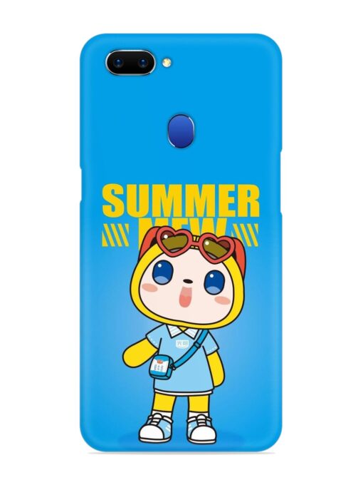 Summer Mew Cartoon Snap Case for Oppo A5 (2018) Zapvi