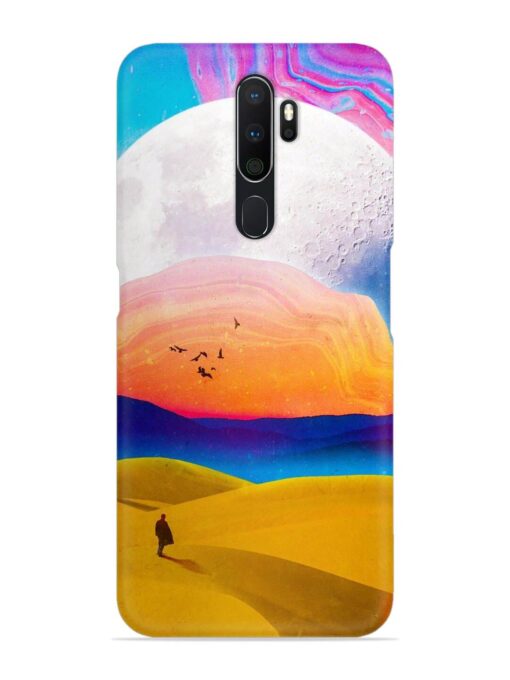 Sandy Desert Snap Case for Oppo A5 (2020) Zapvi