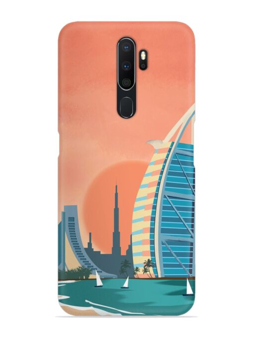 Dubai Architectural Scenery Snap Case for Oppo A5 (2020) Zapvi