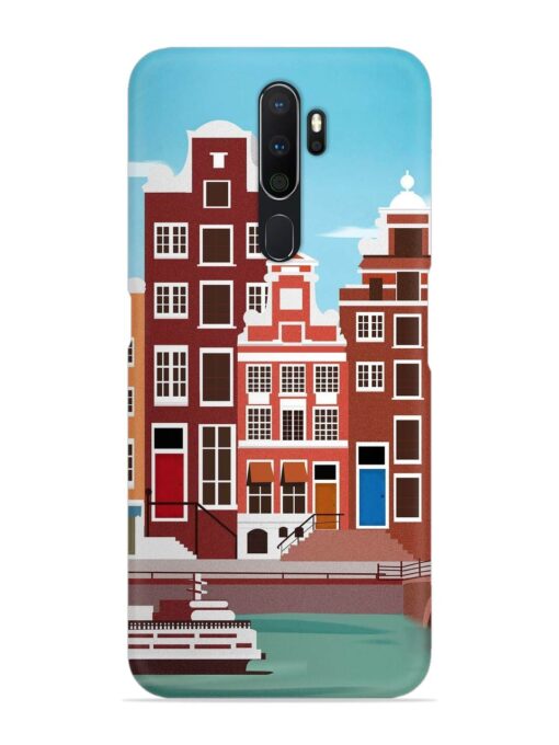 Scenery Architecture Amsterdam Landscape Snap Case for Oppo A5 (2020) Zapvi