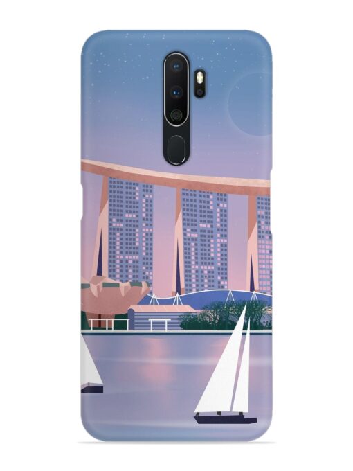 Singapore Scenery Architecture Snap Case for Oppo A5 (2020) Zapvi