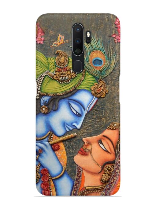 Lord Radha Krishna Flute Art Snap Case for Oppo A5 (2020)