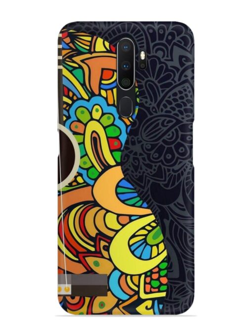 Guitar Vector Art Snap Case for Oppo A5 (2020) Zapvi