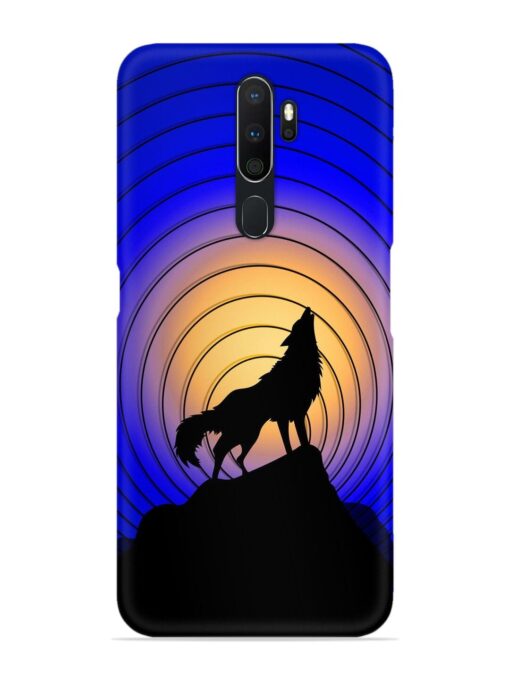 Fox Roaring Design Snap Case for Oppo A5 (2020) Zapvi