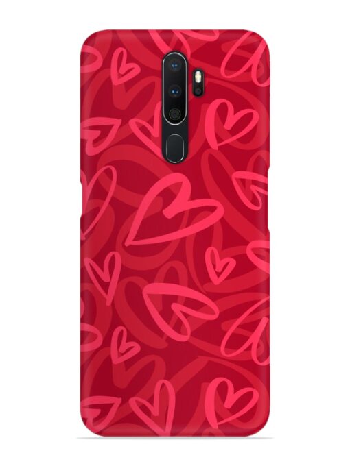 Seamless Romantic Pattern Snap Case for Oppo A5 (2020) Zapvi