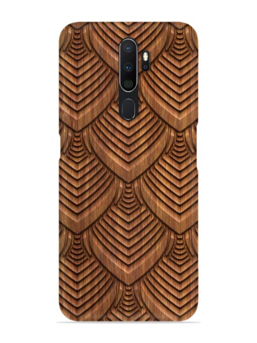 Carved Pattern On Snap Case for Oppo A5 (2020) Zapvi