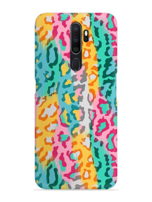 Seamless Vector Colorful Snap Case for Oppo A5 (2020) Zapvi