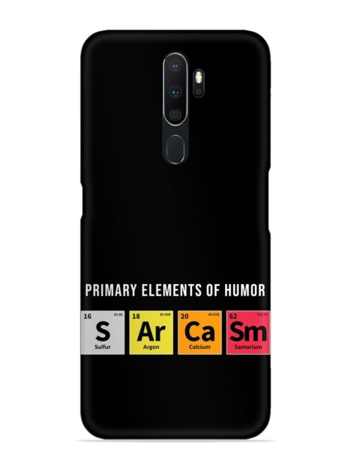 Primary Elements Humor Snap Case for Oppo A5 (2020) Zapvi