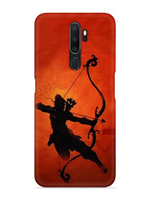 Illustration Lord Rama Snap Case for Oppo A5 (2020) Zapvi