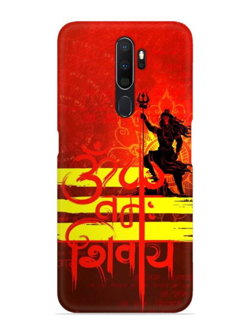 Illustration Lord Shiva Snap Case for Oppo A5 (2020) Zapvi