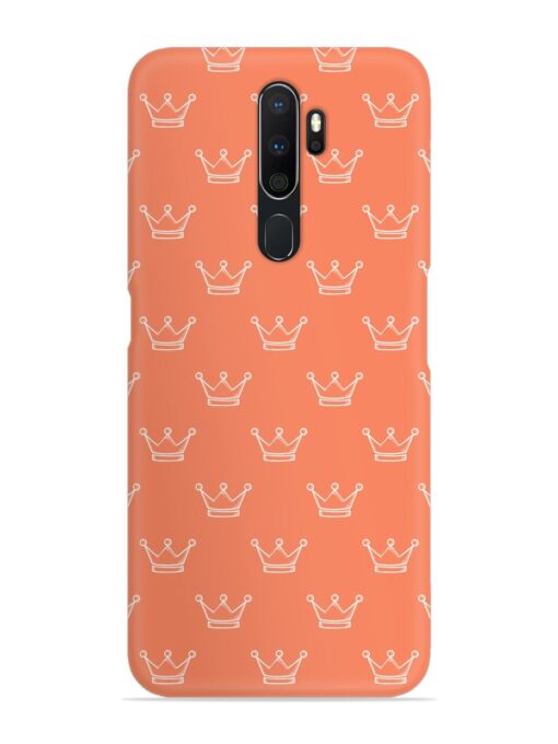 Hand Drawn Crown Snap Case for Oppo A5 (2020)