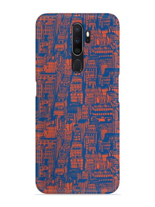 Hand Drawn Seamless Snap Case for Oppo A5 (2020) Zapvi