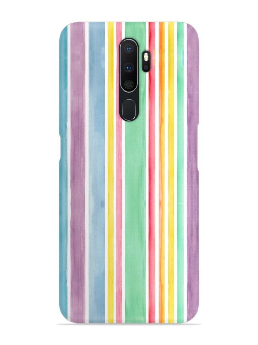 Hand Drawn Watercolor Snap Case for Oppo A5 (2020) Zapvi