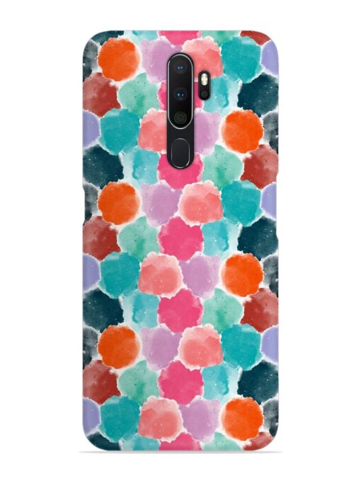 Colorful Seamless Pattern Snap Case for Oppo A5 (2020) Zapvi