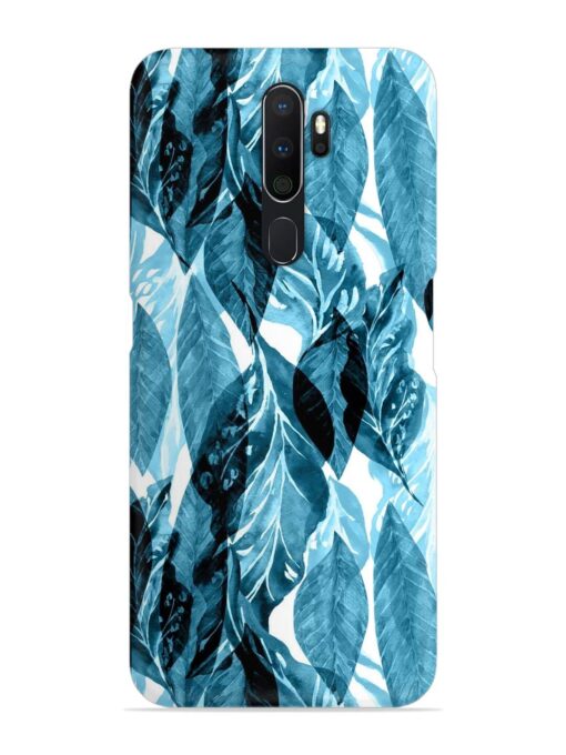 Leaves Pattern Jungle Snap Case for Oppo A5 (2020) Zapvi