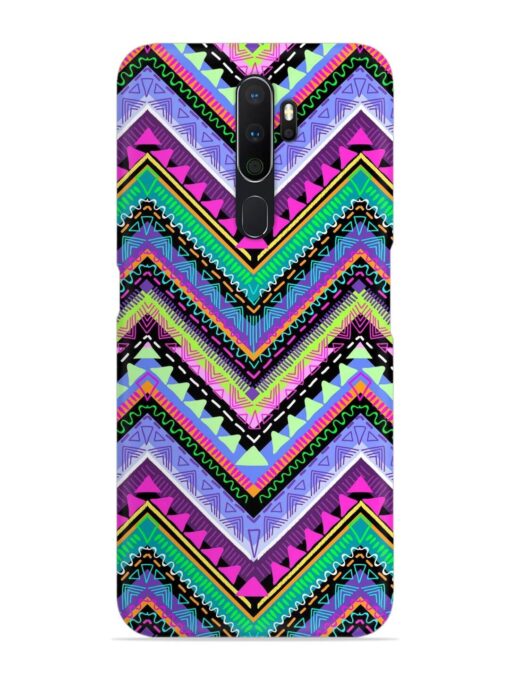 Tribal Aztec Print Snap Case for Oppo A5 (2020) Zapvi