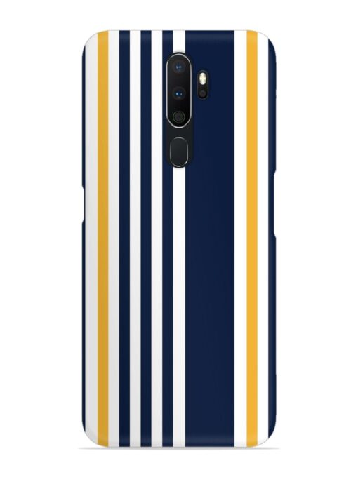 Seamless Stripe Pattern Snap Case for Oppo A5 (2020) Zapvi