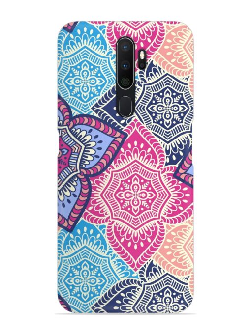 Ethnic Floral Seamless Snap Case for Oppo A5 (2020)