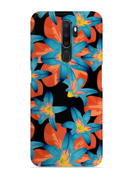 Philippine Flowers Seamless Snap Case for Oppo A5 (2020) Zapvi