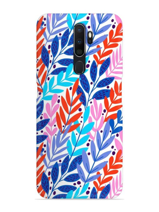 Bright Floral Tropical Snap Case for Oppo A5 (2020) Zapvi