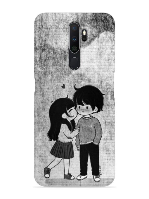 Couple Love Highlights Snap Case for Oppo A5 (2020) Zapvi